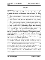 Hạch toán chi phí sản xuất và tính giá thành sản phẩm tại công ty tnhh sản xuất và dịch vụ minh phong