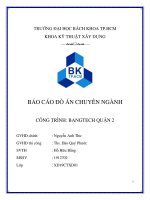 Báo cáo đồ án chuyên ngành công trình bangtech quận 2