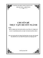 Hoàn thiện kế toán bán hàng tại công ty tnhh sản xuất và kinh doanh vật liệu xây dựng hùng phát