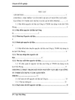 Kế toán nguyên vật liệu tại công ty tnhh xây dựng và du lịch tiền phong