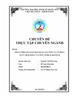 Hoàn thiện kế toán bán hàng tại công ty cổ phần xuất nhập khẩu và công nghệ karotech