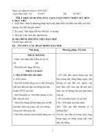 Giáo án gdtc 9 sách cũ word