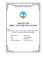 Kế toán tiền lương và các khoản trích theo lương tại công ty cổ phần nội thất liên minh