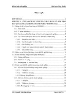 Hoàn thiện công tác kế toán bán hàng và xác định kết quả bán hàng tại công ty tnhh kỹ thuật minh tuyết