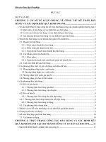 Hoàn thiện công tác kế toán bán hàng và xác định kết quả kinh doanh của chi nhánh công ty cổ phần bán lẻ fpt
