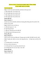 Trắc nghiệm lịch sử lớp 12 có đáp án bài  (9)