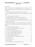 Tình hình tổ chức hạch toán kế toán tại nhà máy gạch tuynel và bê tông xây dựng vĩnh thạch