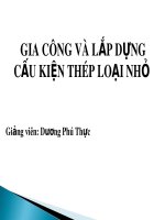 Bài giảng gia công và lắp dựng cấu kiện thép loại nhỏ   bài 2 gia công và lắp dựng khung cửa