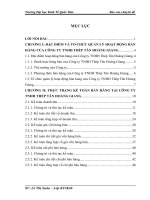 Hoàn thiện kế toán bán hàng và xác định kết quả bán hàng tại công ty tnhh thép tân hoàng giang