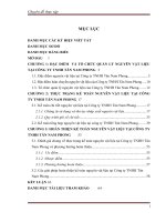 Hoàn thiện kế toán nguyên vật liệu tại công ty tnhh tân nam phong