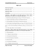 Hoàn thiện kế toán bán hàng và xác định kết quả bán hàng tại công ty cổ phần thương mại và dịch vụ hoa sơn