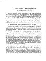 Tư tưởng phật giáo việt nam khương tăng hội và cuộc đấu tranh lý luận phật giáo thời kỳ đầu ở việt nam