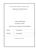 Phân tích cung lao động