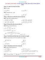 Thuvienhoclieu com cac dang toan 9 bai luyen tap can thuc bac hai va hang dang thuc