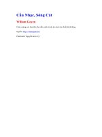 Cầu nhạc, sông cát   willam goyen