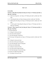 Hoàn thiện kế toán bán hàng và xác định kết quả bán hàng tại công ty cổ phần thương mại dịch vụ điện máy vĩnh phúc