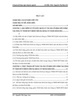 Hoàn thiện kế toán tài sản cố định hữu hình tại công ty tnhh mtv bệnh viện đa khoa tư nhân kinh bắc