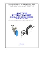Giáo trình kỹ thuật cảm biến (nghề điện công nghiệp   trình độ cao đẳng)