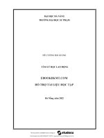 Đề cương bài giảng   tâm lý học lao động (trường đhsp đà nẵng)