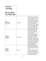 Bản sao bộ ẩn chính và dấu hiệu chiêm tinh