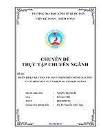 Hoàn thiện kế toán tài sản cố định hữu hình tại công ty cổ phần đầu tư và khoáng sản hợp thành