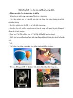 Lý thuyết khoa học tự nhiên 6 – chân trời sáng tạo bài (2)