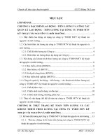 Hoàn thiện kế toán tiền lương và các khoản trích theo lương tại công ty tnhh mtv kỹ thuật tài nguyên và môi trường