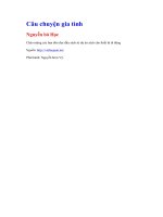 Câu chuyện gia tình   nguyễn bá học