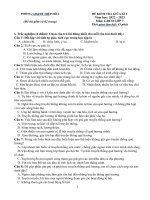 Đề kiểm tra gdcd 7 kết nối tri thức giữa học kì 1 word