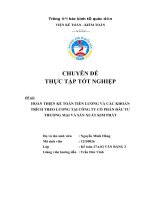 Hoàn thiện kế toán tiền lương và các khoản trích theo lương tại công ty cổ phần đầu tư thương mại và sản xuất kim phát