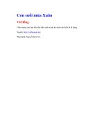 Con suối mùa xuân   võ hồng