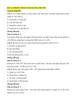 Trắc nghiệm lịch sử lớp 12 có đáp án bài  (12)