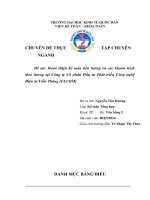 Hoàn thiện kế toán tiền lương và các khoản trích theo lương tại công ty cổ phần đầu tư phát triển công nghệ điện tử viễn thông (elcom