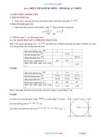 Thuvienhoclieu com pp giai hinh hoc 9 dien tich hinh tron – hinh quat tron