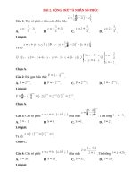 Trắc nghiệm toán lớp 12 có đáp án bài  (9)