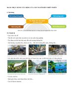 Lý thuyết địa lí 6 – chân trời sáng tạo bài (25)