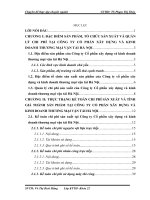 Hoàn thiện kế toán chi phí sản xuất và tính giá thành sản phẩm xây lắp tại công ty xây dựng và kinh doanh thương mại vận tải hà nội