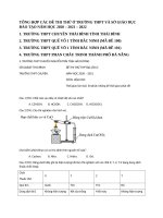 Tổng hợp các đề thi thử ở trường thpt và sở giáo dục đào tạo năm học 2020 2021 2022  phần 4
