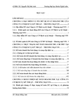 Hoàn thiện  kế toán doanh thu bán hàng tại công ty cổ phần dịch vụ kỹ thuật – thương mại vfi