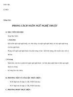 5 ga phong cach ngon ngu nghe thuat