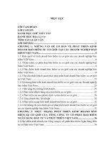 Phát triển kinh doanh bảo hiểm xe cơ giới tại tổng công ty cổ phần bảo hiểm ngân hàng đầu tư và phát triển việt nam đến năm 2020