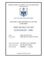 THIẾT BỊ CHÂN VỊT MŨI KAWASAKI KT  130B3