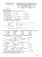 45 đê tieng anh 6 giua hki (22 23 sách hoàng văn vân)