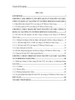 Thực trạng về công tác kế toán nguyên vật liệu  công cụ dụng cụ tại công ty cp bitexco nam long