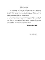 Nâng cao chất lượng tín dụng đối với khách hàng doanh nghiệp tại ngân hàng thương mại cổ phần công thương việt nam – chi nhánh chương dương