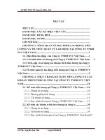 Hoàn thiện kế toán tiền lương và các khoản trích theo lương tại công ty tnhh svc việt nam