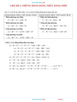 Thuvienhoclieu com ga day them toan 8 chu de 2 hang dang thuc dang nho