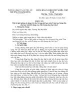 Một số giải pháp sử dụng trò chơi trong giờ học môn toán tạo hứng thú cho học sinh để nâng cao chất lượng dạy học lớp 2