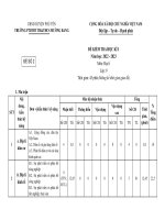 Đề kiểm tra địa lí 9 cuối học kì 1 word đề số (1)