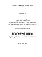 Áp dụng lý thuyết 3p xây dựng hệ thống trả công lao động của ngân hàng tmcp dầu khí toàn cầu